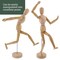 U.S. Art Supply 12" Wooden Male Manikin Posable Figure for Drawing - Articulated Mannequin with Base and Flexible Body for Drawing The Human Figure
